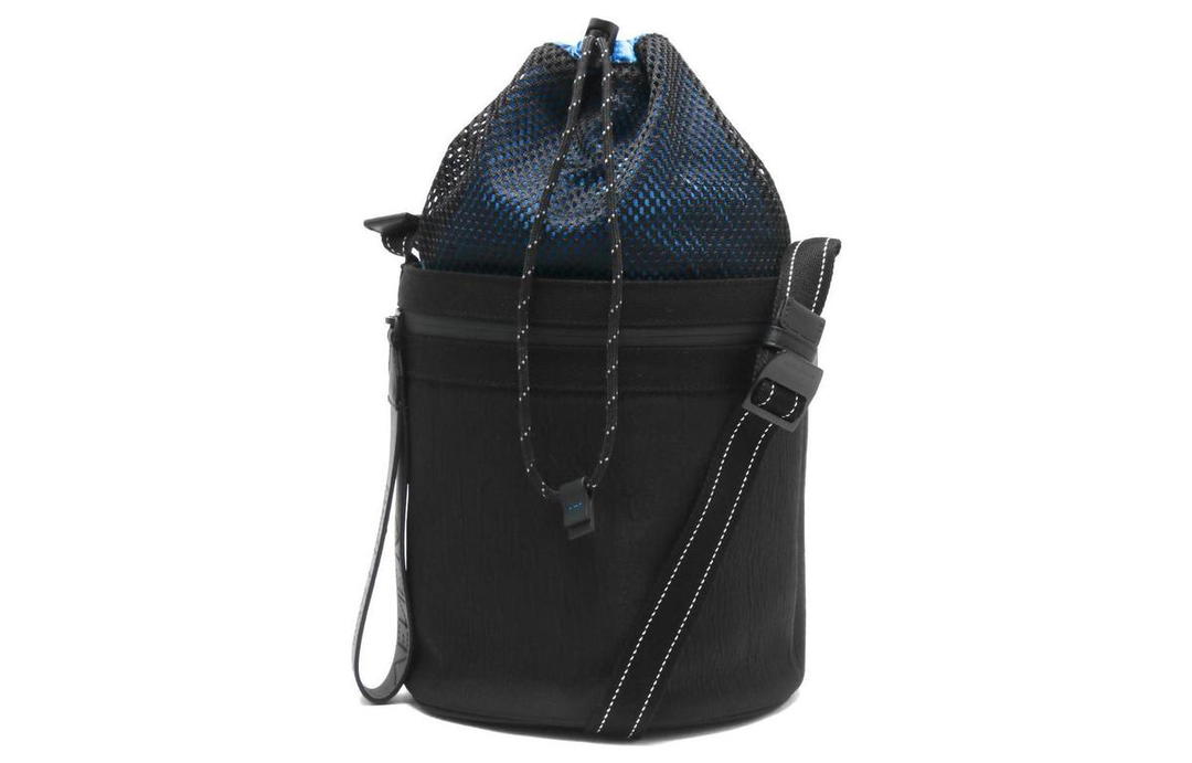 Bottega Veneta Bottega Veneta Polyester Bucket Bags Crossbody Bag Shoulder Bag Men's Black & Blue