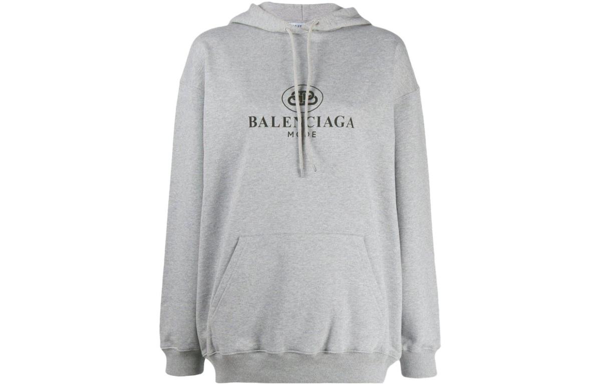 Balenciaga Balenciaga Sweatshirt Loose Fit Style Women's Gray