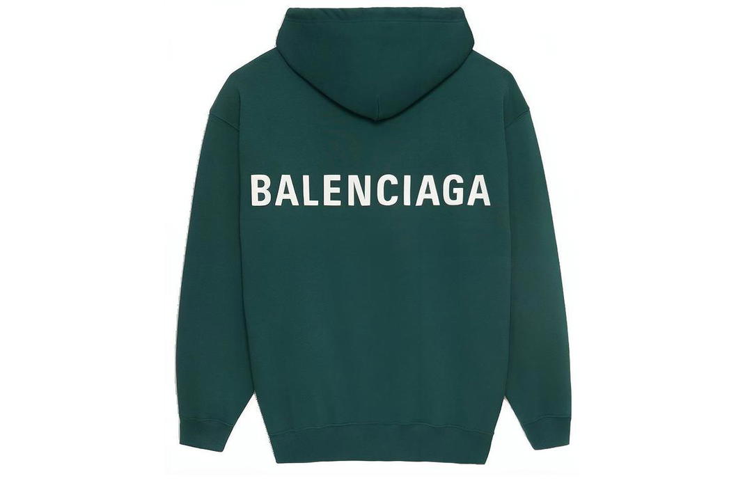 Balenciaga Balenciaga Sweatshirt Loose Fit Style Men's Plum Green