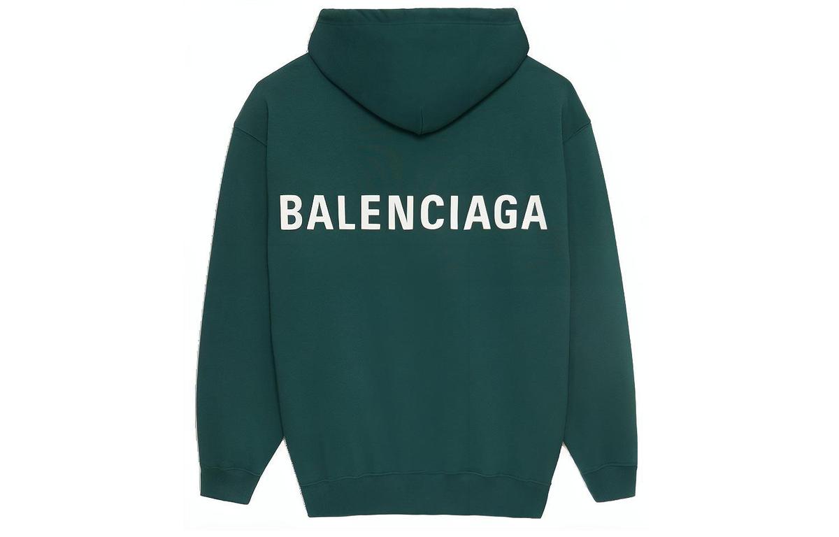 Balenciaga Balenciaga Sweatshirt Loose Fit Style Men's Plum Green