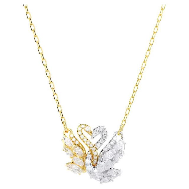 Swarovski Swarovski Swan Necklace - Gold/Silver - view 2