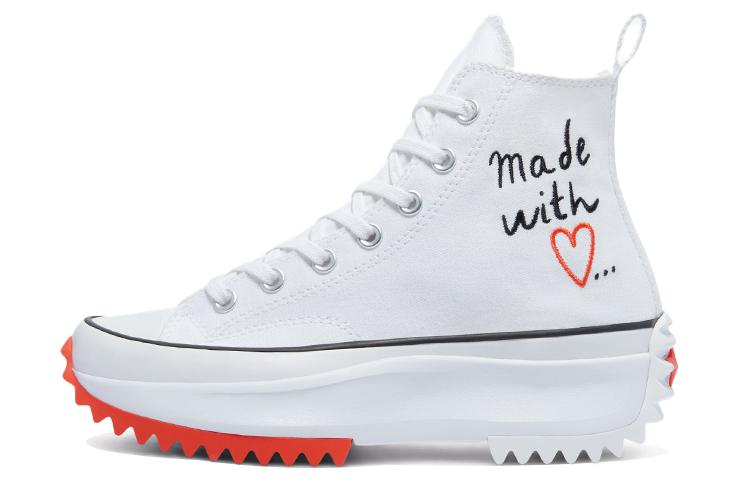 Converse Converse Run Star Hike Hi Made With Love White Women's