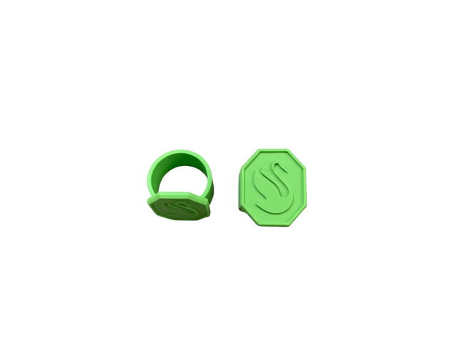 Swarovski Swarovski Napkin Rings Set Of Two Green - view 2