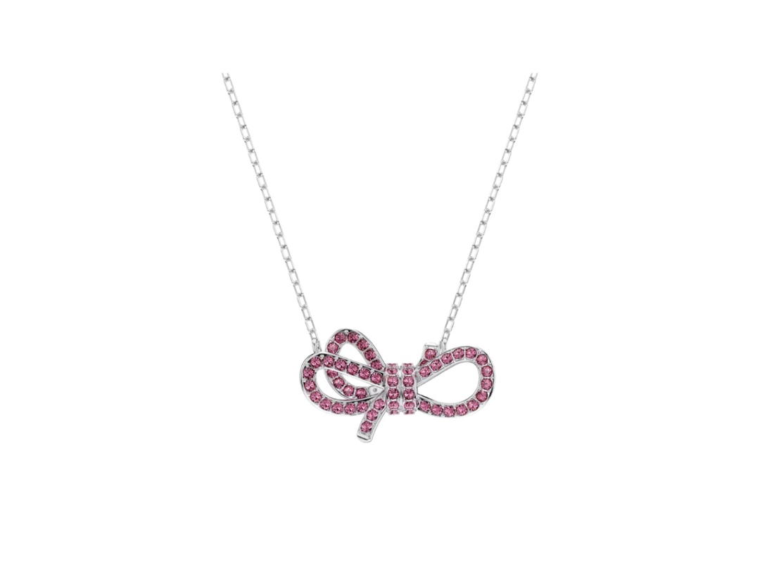 Swarovski Swarovski Lifelong Bow Pendant Pink