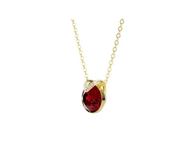 Swarovski Swarovski Bella V Pendant Necklace Red - view 3