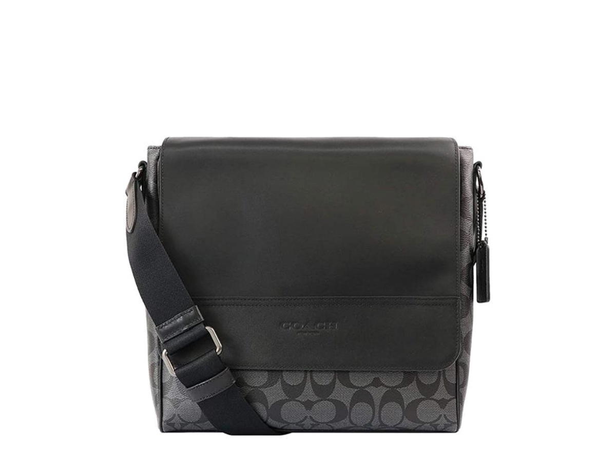 Coach Coach Houston Map Bag In Signature Canvas