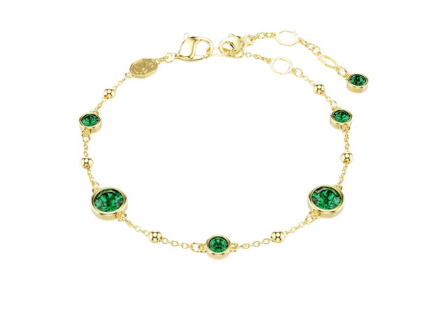 Swarovski Swarovski Imber Bracelet Green Gold-Tone Plated - view 1