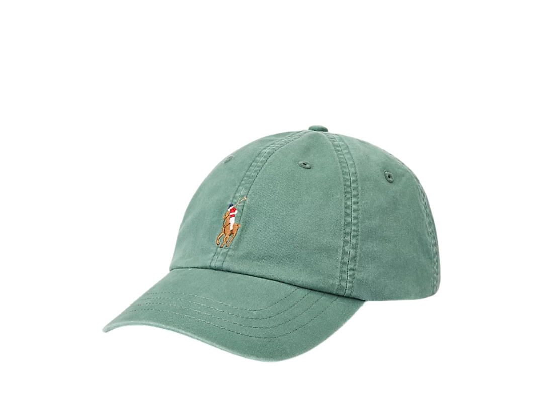 Polo Ralph Lauren Polo Ralph Lauren Stretch-Cotton Twill Ball Cap Washed Forest
