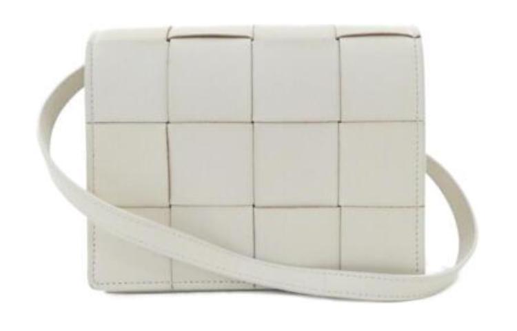 Bottega Veneta Bottega Veneta Sheepskin Shoulder Bag Crossbody Bag Women's White