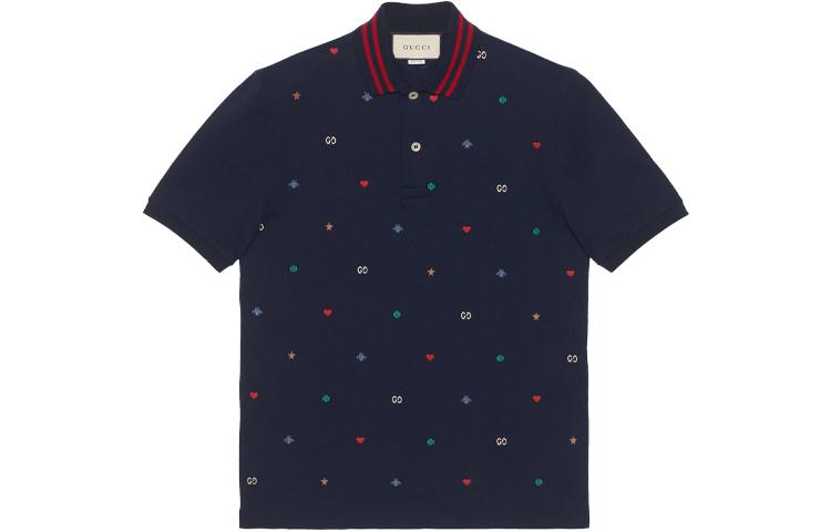 Gucci Gucci Polo Shirt Men's Marine Blue