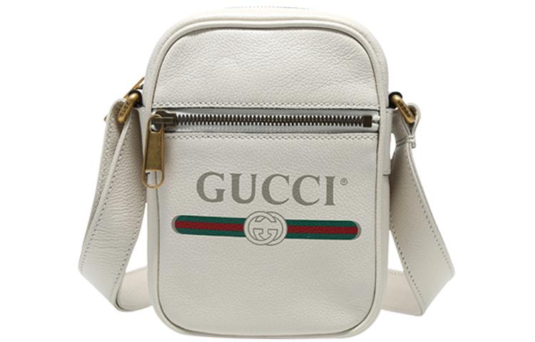 Gucci Gucci Leather Shoulder Bag Crossbody Bag Regular Men's Ecru