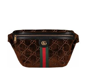 Buy Gucci Ophidia Velvet Sling Bag Fanny Pack Small Size Unisex Brown at Sasom – Authentic and Ready to Ship