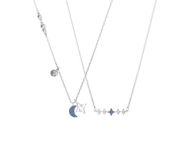 Swarovski Swarovski Symbolica Necklace Symbolica Blue Rhodium Plated - view 1