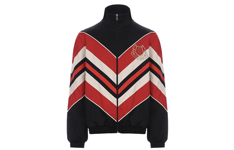 Gucci Gucci Jackets Men Black Red