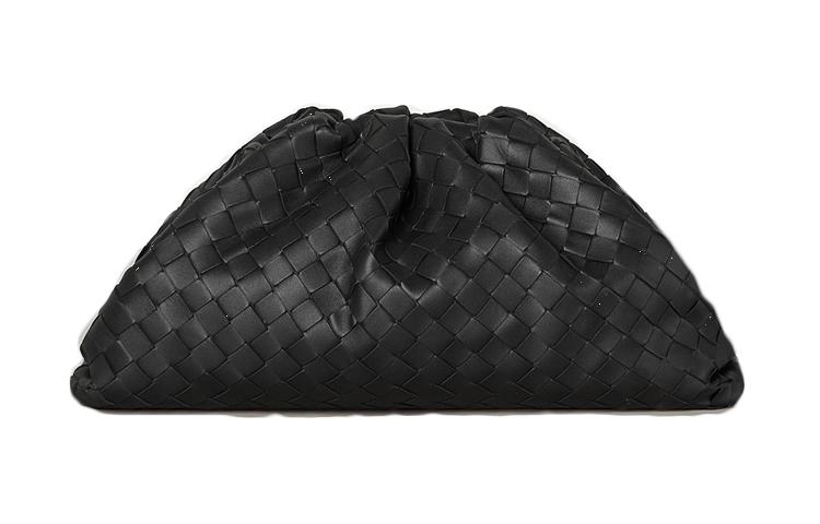 Bottega Veneta Bottega Veneta Sheepskin Clutch Women's Black