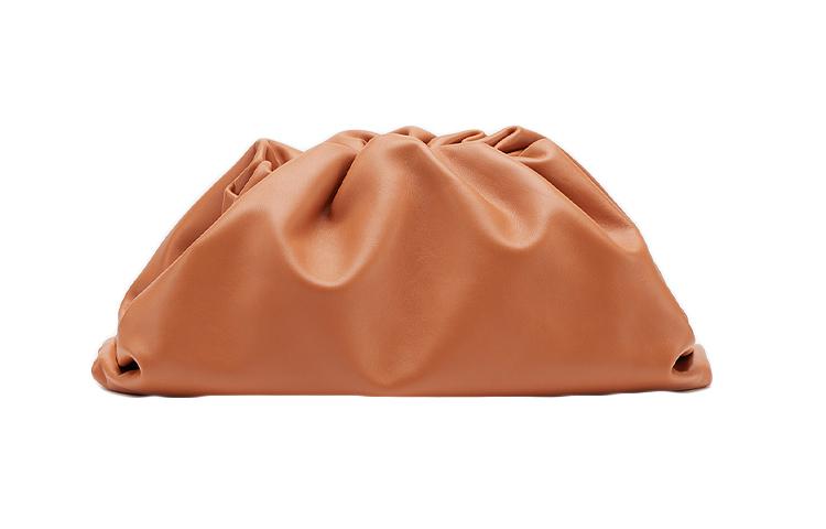 Bottega Veneta Bottega Veneta POUCH Cloud Bag Cow Leather Clutch Women's Clay Pink