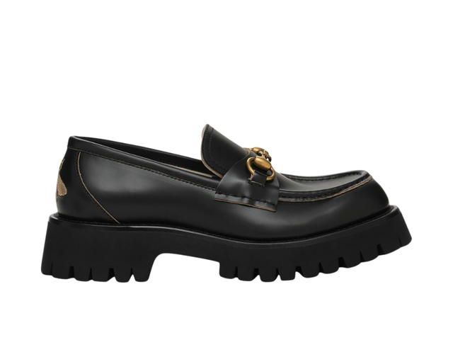 Gucci Gucci Harald Leather Loafers Black (W) - view 1