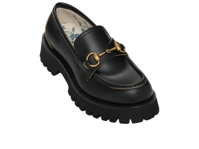 Gucci Gucci Harald Leather Loafers Black (W) - view 2