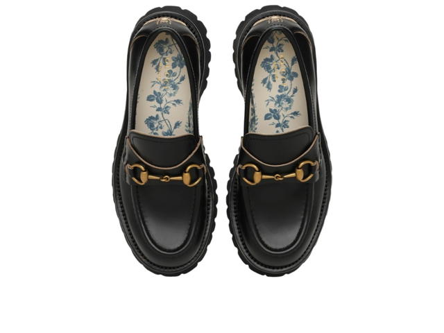 Gucci Gucci Harald Leather Loafers Black (W) - view 4