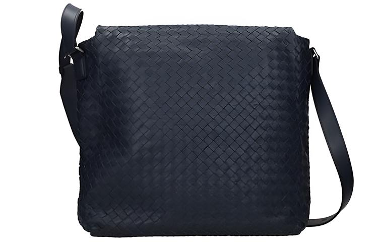 Bottega Veneta Bottega Veneta Leather Crossbody Bag Regular Men's Blue