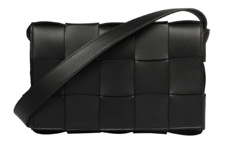 Bottega Veneta Bottega Veneta CASSETTE Sheepskin Tofu Bag Handheld Shoulder Bag Crossbody Bag Medium Size Women's Black