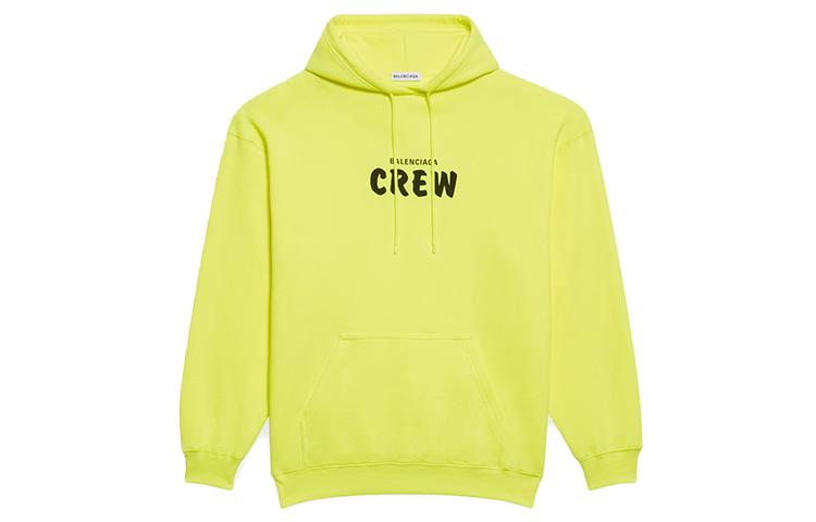 Balenciaga Balenciaga Crew Oversize Hoodie Yellow