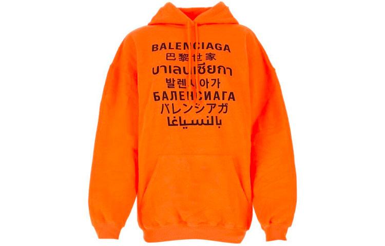 Balenciaga Balenciaga Sweatshirt Women's Neon Orange