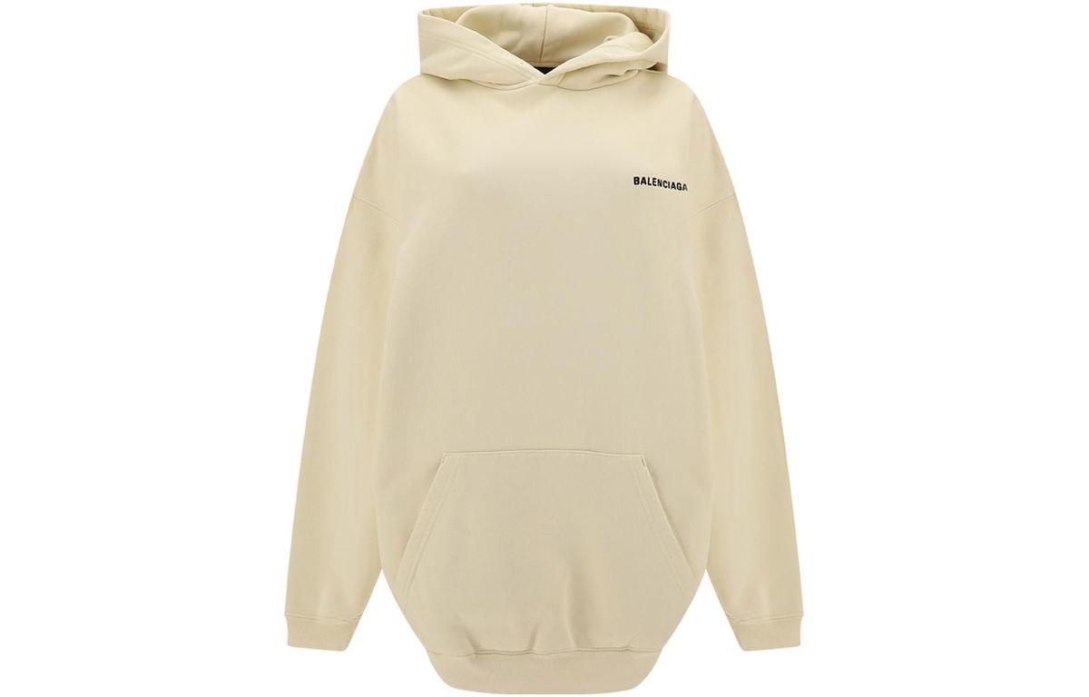 Balenciaga Balenciaga Sweatshirt Loose Fit Style Women's Ivory White