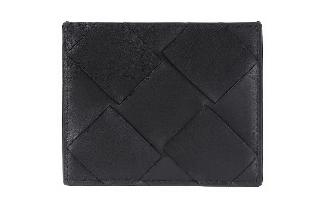 Bottega Veneta Bottega Veneta Sheepskin Card Holder Men's Black