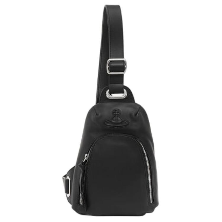 Vivienne Westwood Vivienne Westwood Leather Crossbody Bag Men's Black