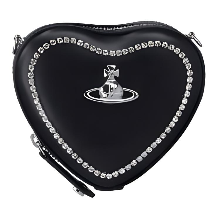 Vivienne Westwood Vivienne Westwood Calfskin Handbag Large Size Women's Black