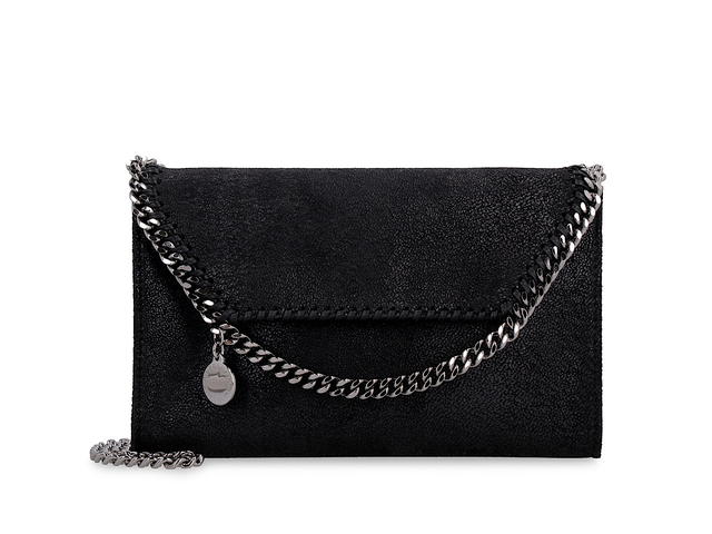 Stella Mccartney Stella Mccartney Falabella Mini Crossbody Bagblack Polyester Polyurethane 67 Polyester 33 - view 2