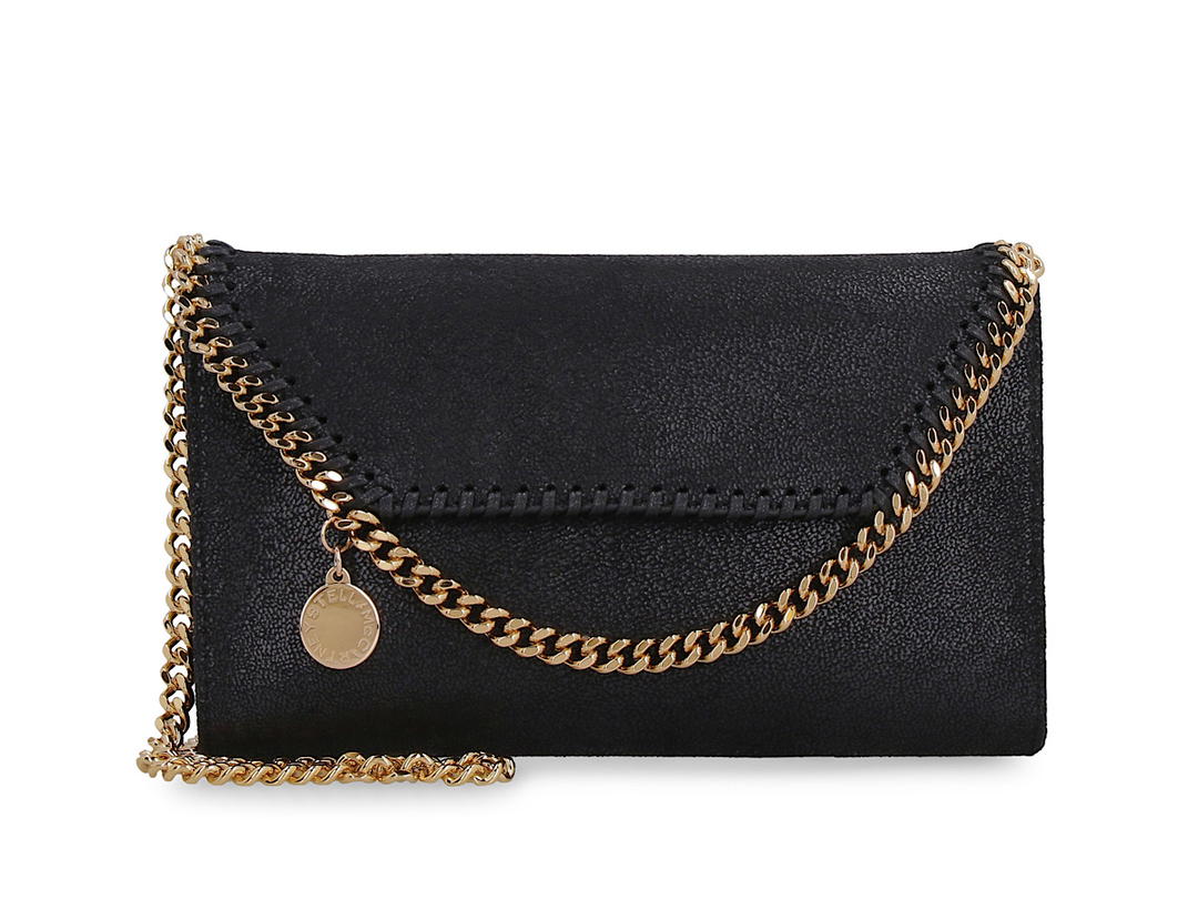 Stella Mccartney Stella Mccartney Shaggy Deer Mini Crossbody Bagblack Pl