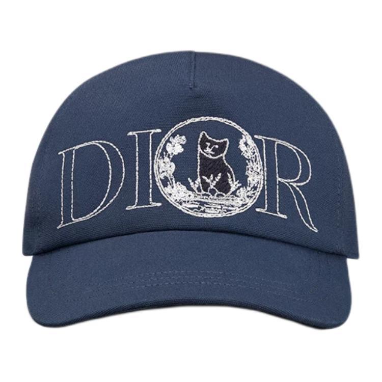 Dior Dior Cotton Baseball Caps Men's Blue