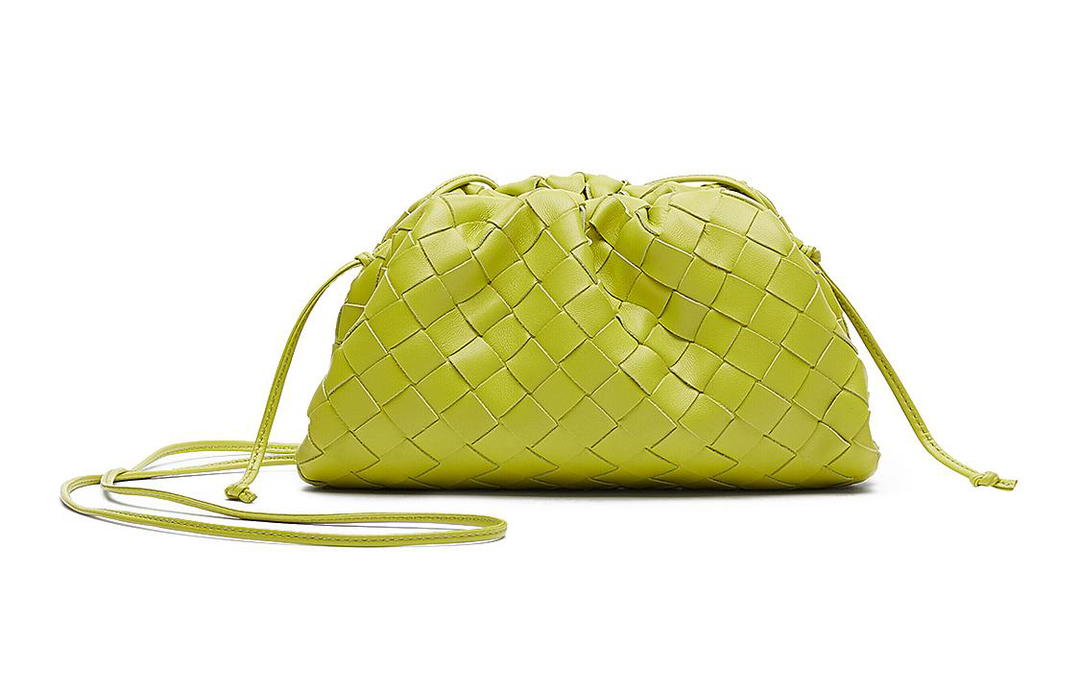 Bottega Veneta Bottega Veneta Sheepskin Handbag Shoulder Bag Women's Kiwi Green