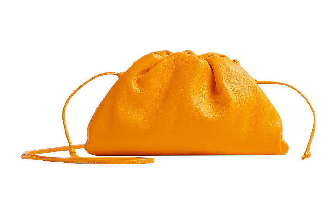 Bottega Veneta Bottega Veneta The Mini Pouch Tangerine
