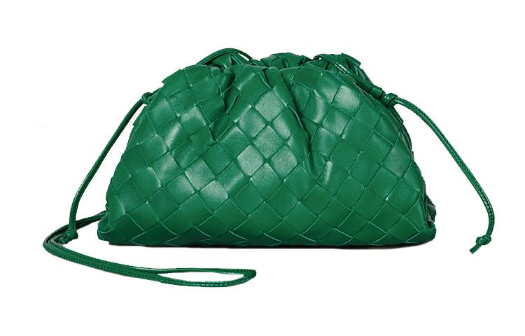 Bottega Veneta Bottega Veneta Sheepskin Shoulder Bag Crossbody Bag Clutches Mini Women's Racing Green