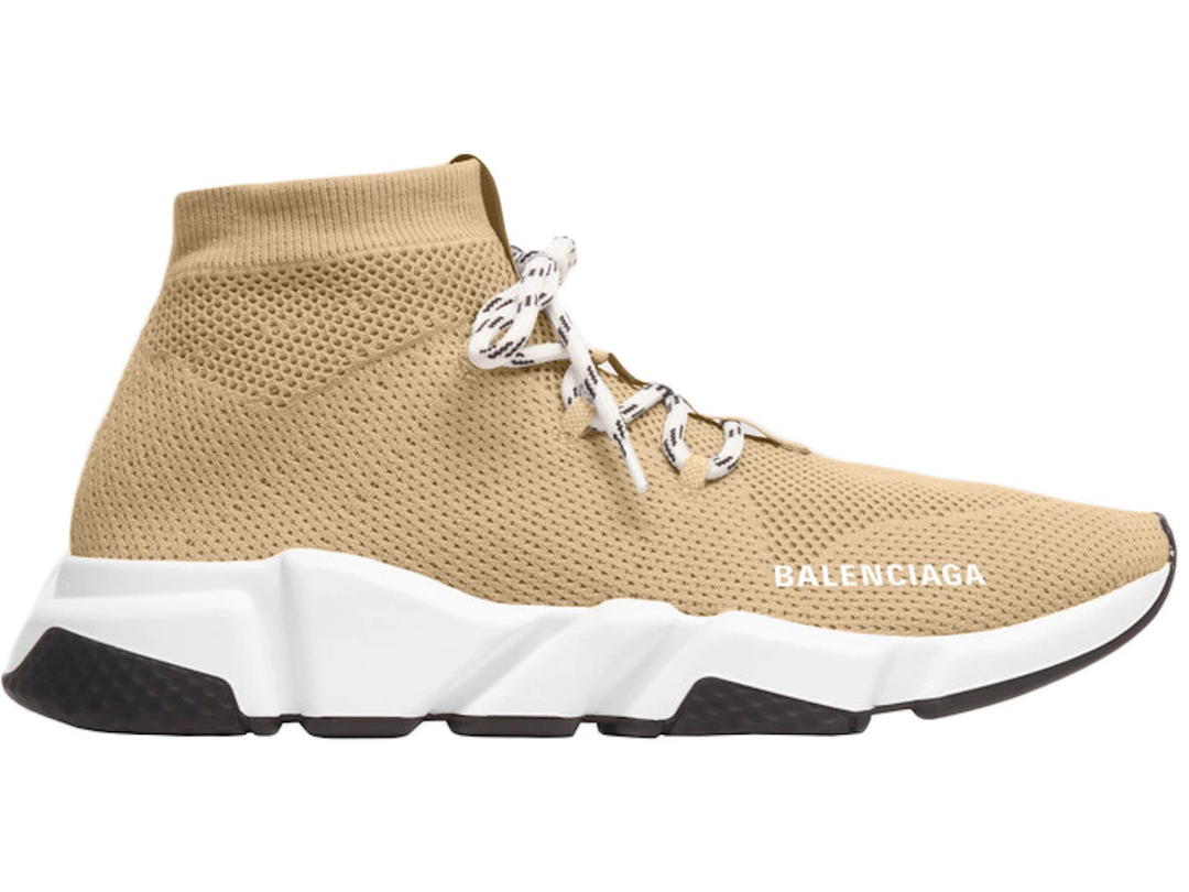 Balenciaga Balenciaga Speed Lace Up Beige (Women's)