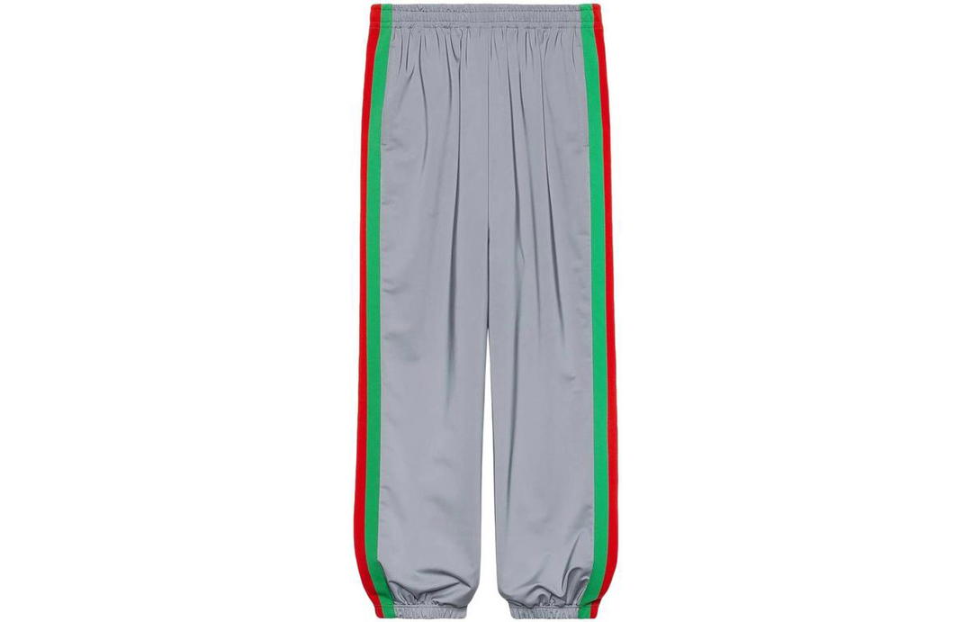 Gucci Gucci Knitted Sweatpants Men Silver