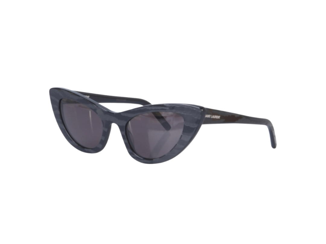 Saint Laurent Saint Laurent Cateye Frame SL 213 Lily Tiger Sunglasses Black