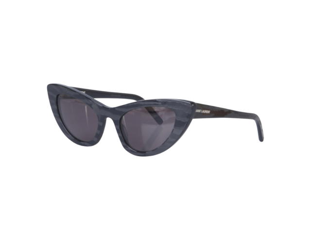 Saint Laurent Saint Laurent Cateye Frame SL 213 Lily Tiger Sunglasses Black - view 1