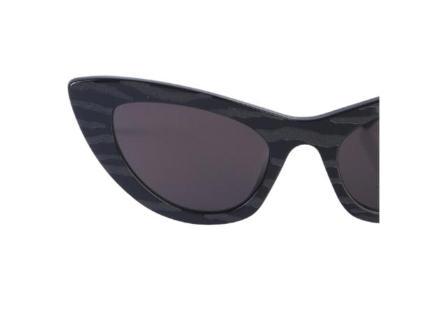 Saint Laurent Saint Laurent Cateye Frame SL 213 Lily Tiger Sunglasses Black - view 4
