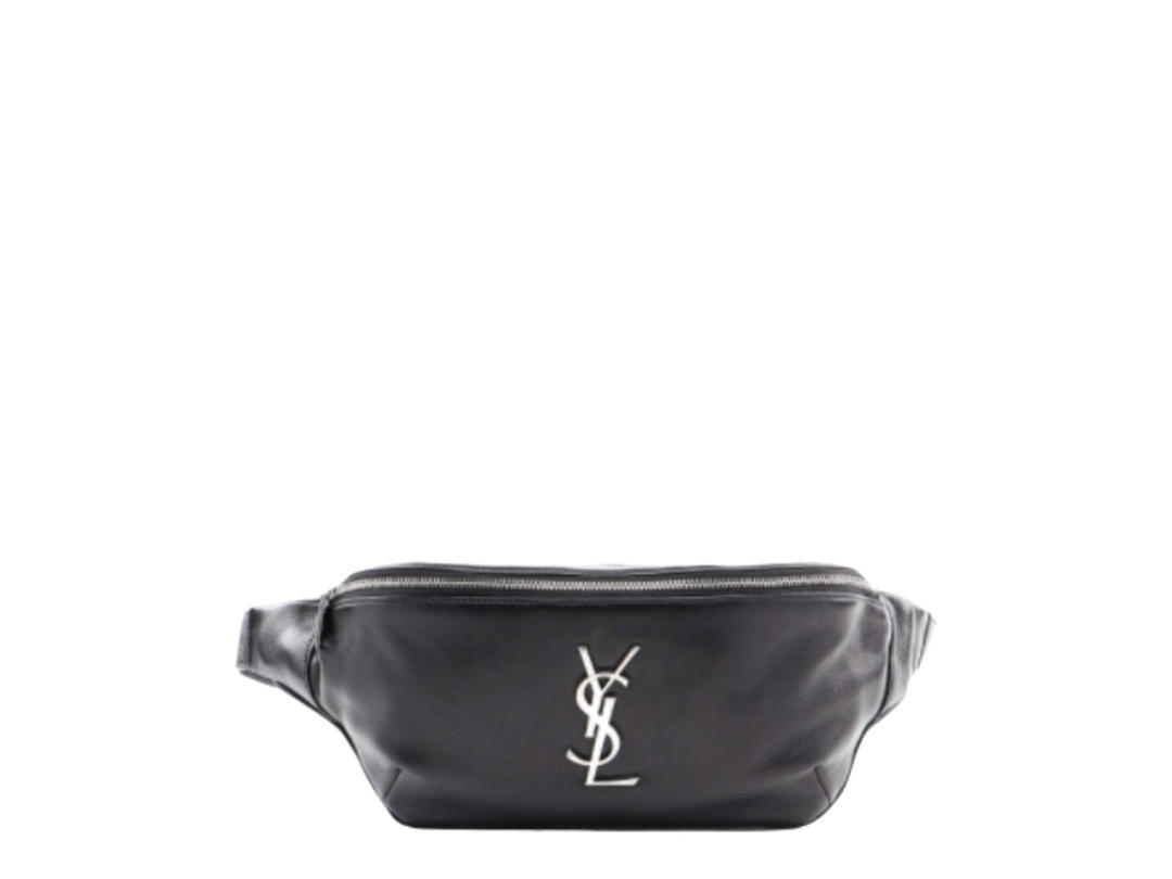 Saint Laurent Saint Laurent Black Smooth Leather Belt Bag