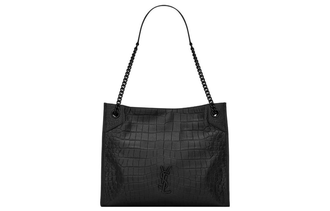 Saint Laurent Saint Laurent Niki Calfskin Tote Bag Shopping Bag Handbag Shoulder Bag Women's Black