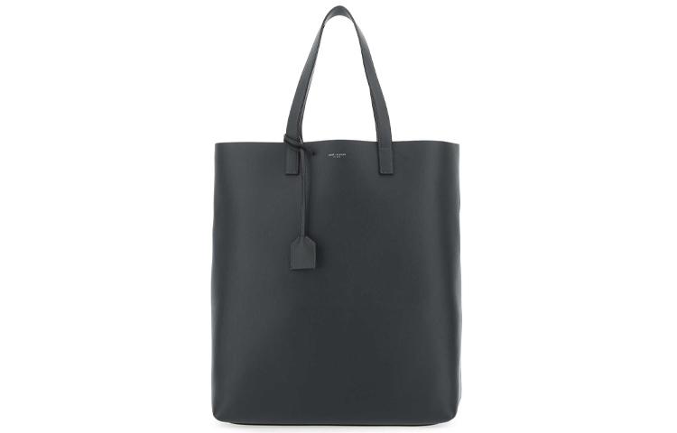 Saint Laurent Saint Laurent Calfskin Tote Bag Shopping Bag Shoulder Bag Handbag Men's Gray