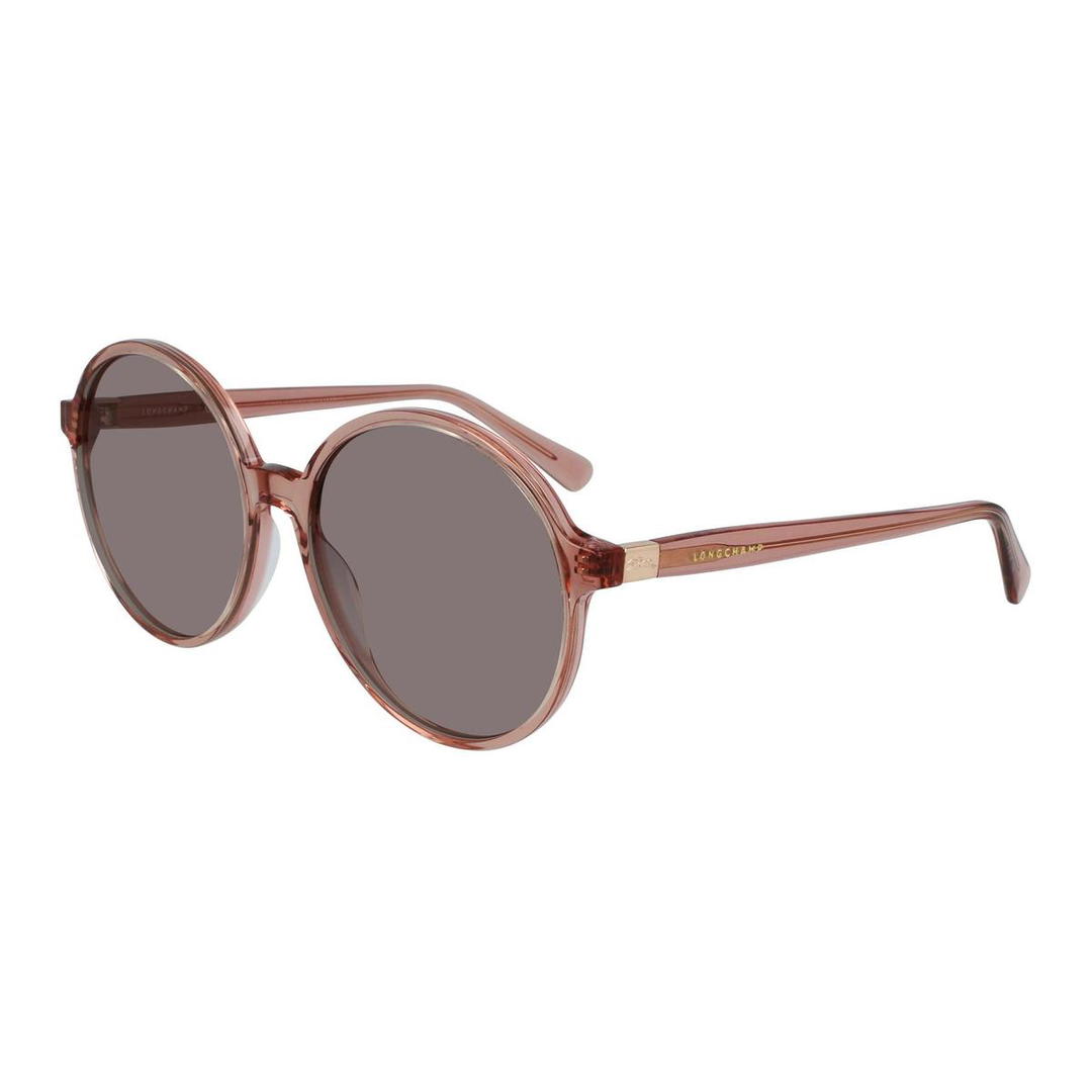 Longchamp Longchamp Plastic Round Sunglasses Women's Brown