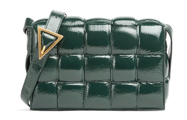 Bottega Veneta Bottega Veneta Padded Cassette Sheepskin Pillow Bag Crossbody Bag Shoulder Bag Women's Green