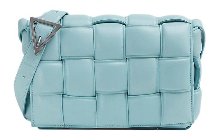 Bottega Veneta Bottega Veneta Padded Cassette Sheepskin Pillow Bag Shoulder Bag Crossbody Bag Women's Light Blue
