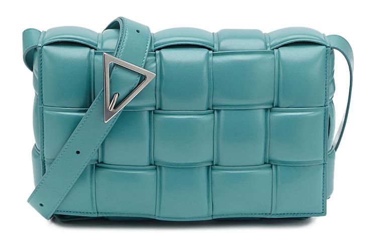Bottega Veneta Bottega Veneta CASSETTE Pillow Bag Sheepskin Shoulder Bag Crossbody Bag Women's Blue