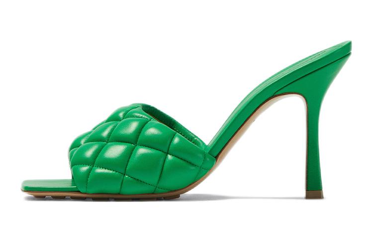 Bottega Veneta Bottega Veneta Bottega Venetta Padded Sandal Parakeet Women's